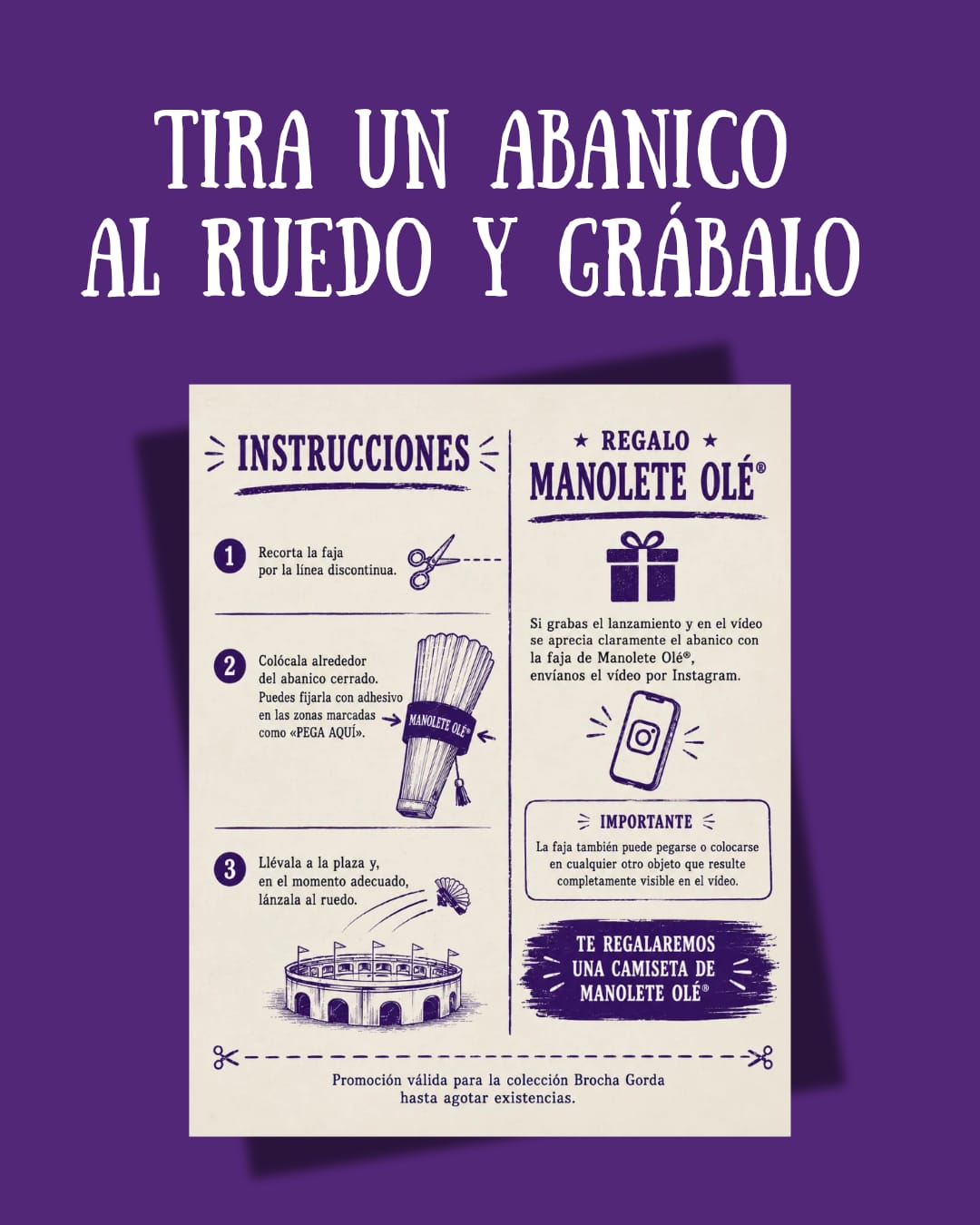 TE REGALAMOS UNA CAMISETA